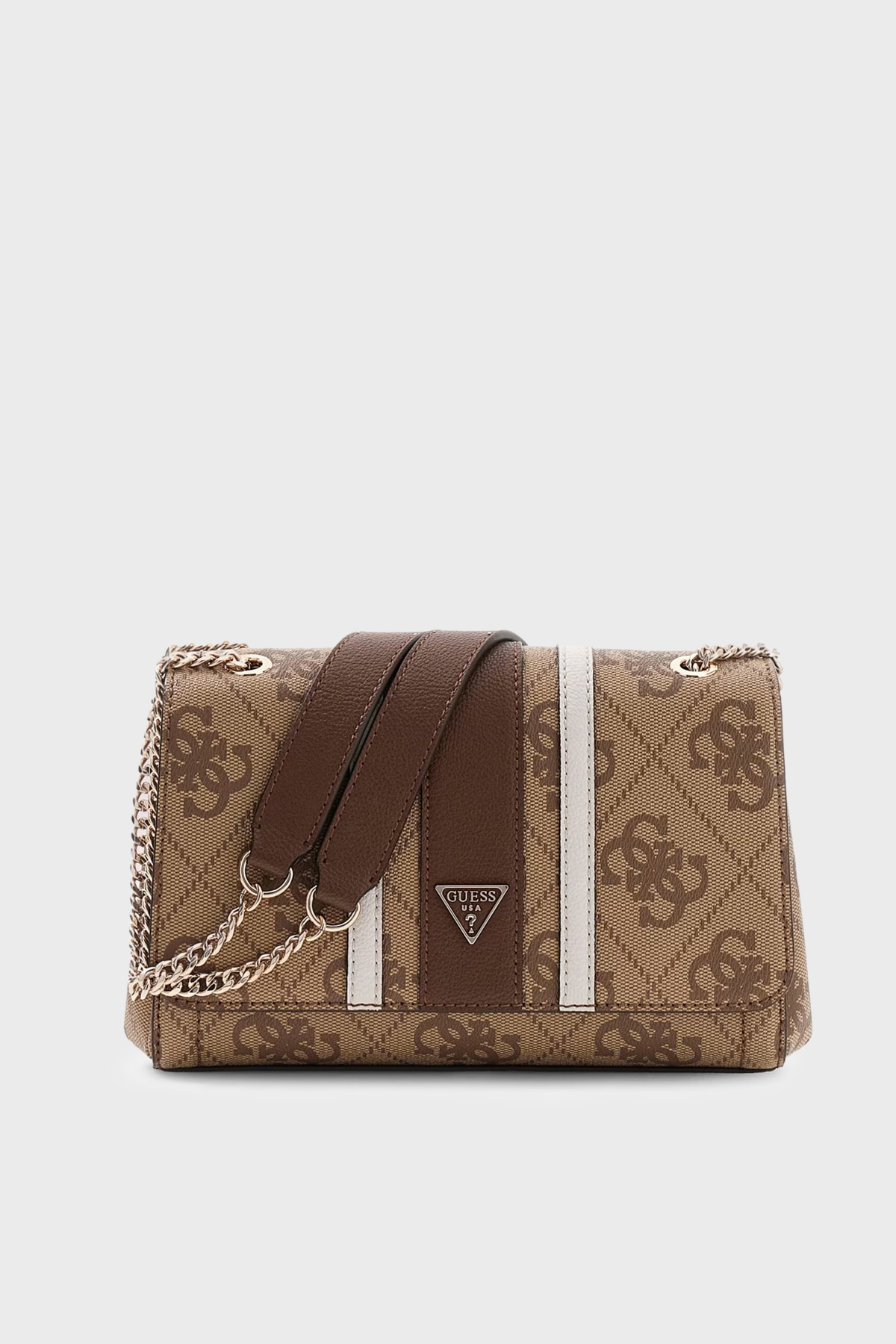 Guess Logolu Zincir Askılı  HWSS9672210 Kadın Çanta HWSS96 72210 LGW KAHVE