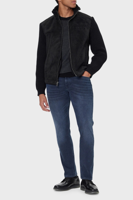 Guess Ls Mn Suede Regular Fit Dik Yaka Örgü Detaylı M5BR79Z5570