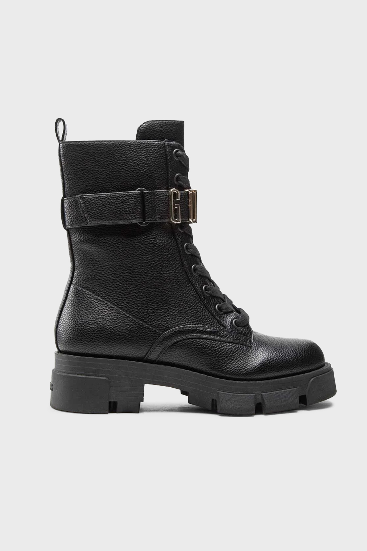 Guess Madox Logolu Fermuarlı  FL8MDXELE10 Kadın Bot FL8MDX ELE10 BLACK SİYAH