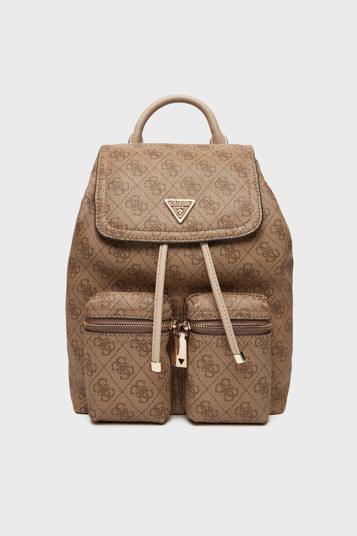 Guess Manhattan 4G Logolu Omuz Askılı  HWSG7118310 Kadın Sırt Çantası HWSG71 18310 LTL KAHVE