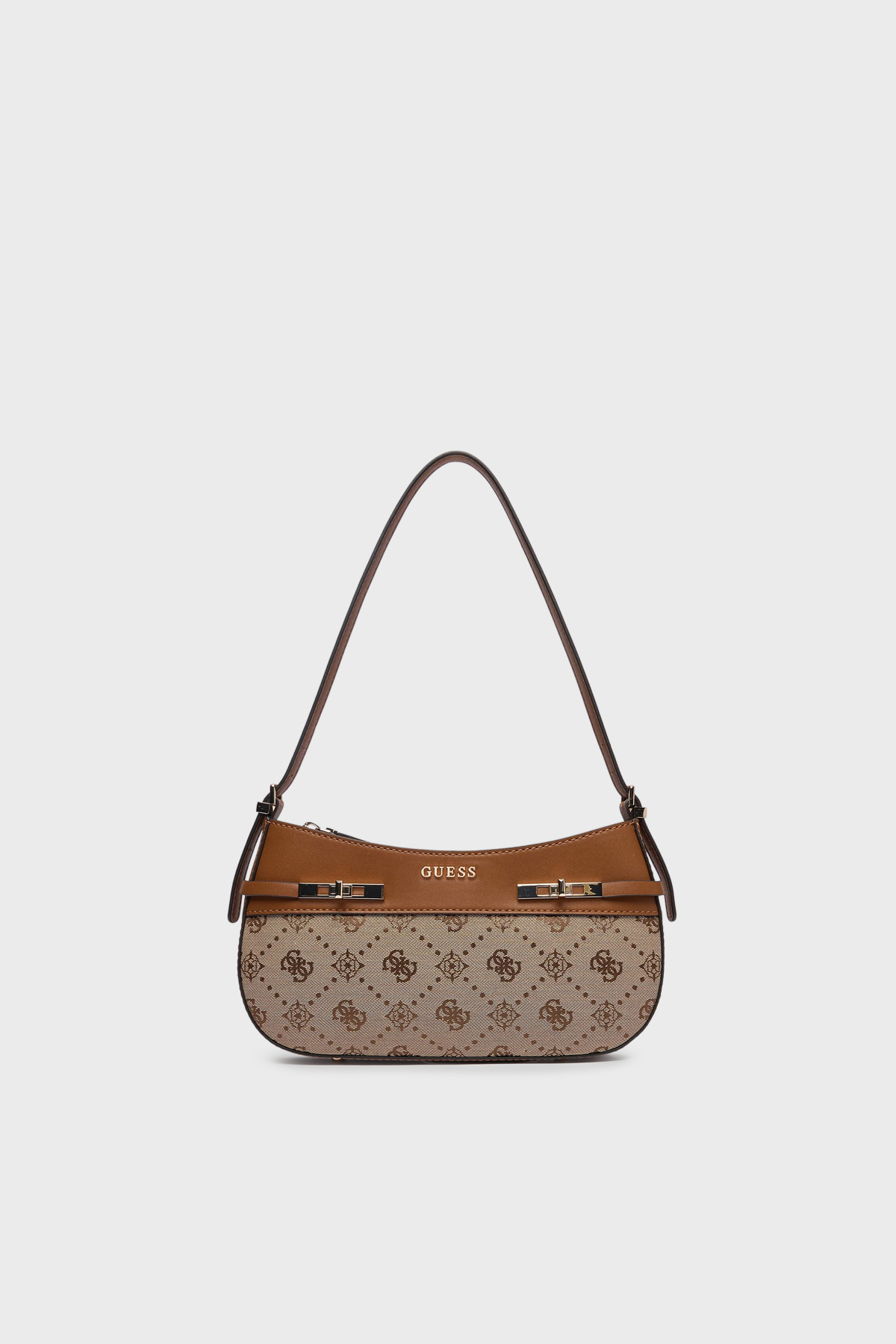 Guess Melinda 4G Logolu Çıkarılabilir Omuz Askılı  HWJP9902170 Kadın Çanta HWJP99 02170 LTL KAHVE