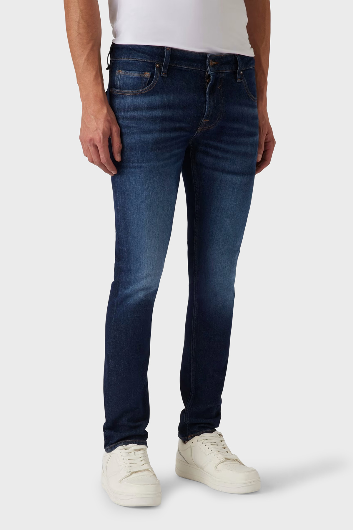 Guess Miami Streç Pamuklu Skinny Fit Düşük Bel Dar Paça Jeans M2YAN1D4Q41 Erkek Kot Pantolon M2YAN1 D4Q41 2CRD LACİVERT