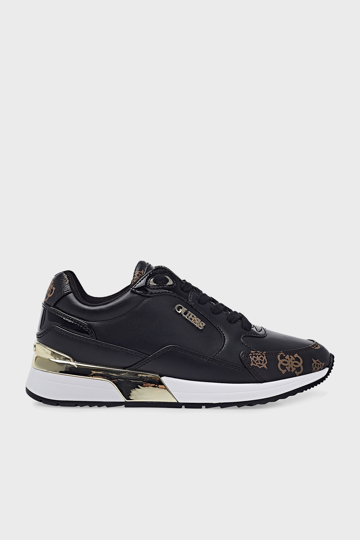 Guess Moxea Günlük Spor Kadın Ayakkabı FL5MOXFAL12 BLKBR SİYAH