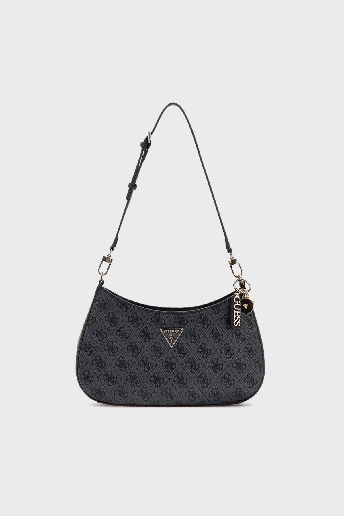 Guess Noelle 4G Logo Baskılı Ayarlanabilir Askılı  HWBG9672180 Kadın Çanta HWBG96 72180 CLO ANTRASİT