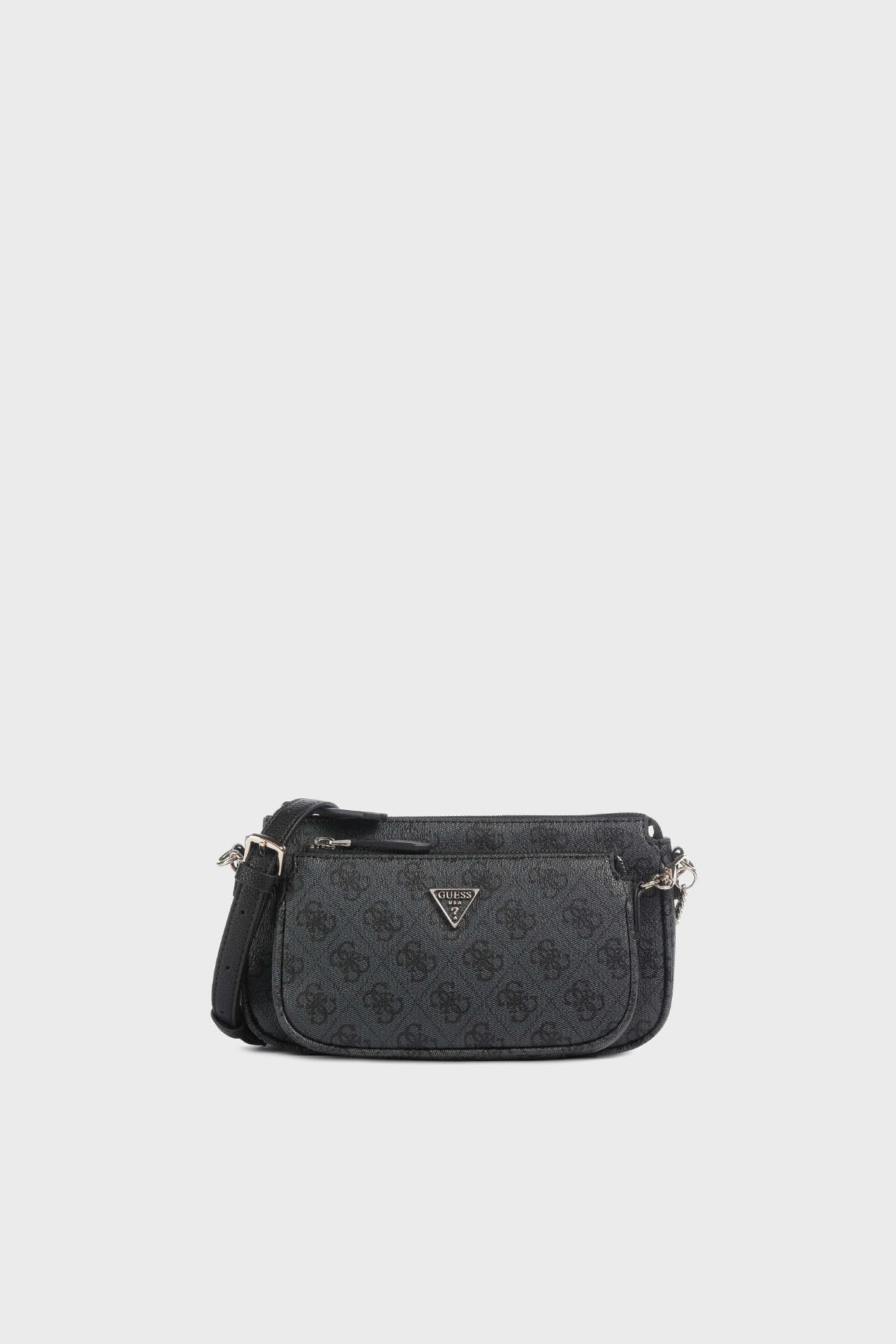 Guess Noelle 4G Logo Baskılı Çıkarılabilir Askılı Mini  HWBG9672710 Kadın Çanta HWBG96 72710 CLO ANTRASİT