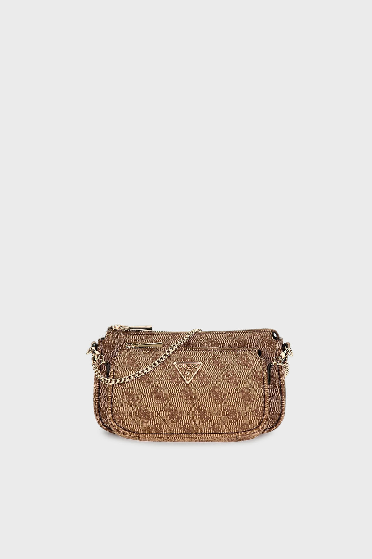 Guess Noelle 4G Logo Baskılı Çıkarılabilir Askılı Mini  HWBG9672710 Kadın Çanta HWBG96 72710 LGW KAHVE