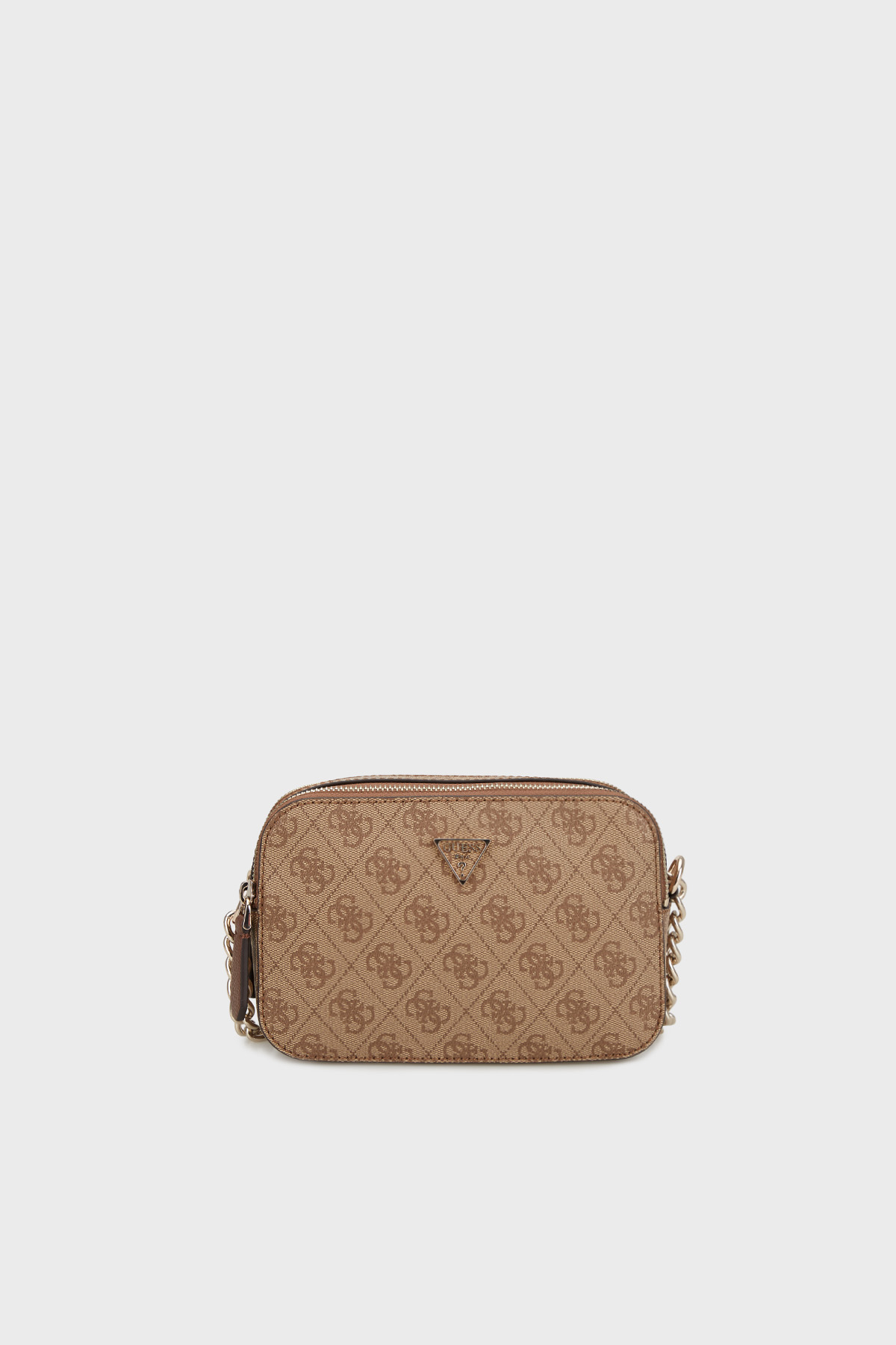 Guess Noelle 4G Logo Baskılı Zincir Askılı  HWBG9672140 Kadın Çanta HWBG96 72140 LGW KAHVE
