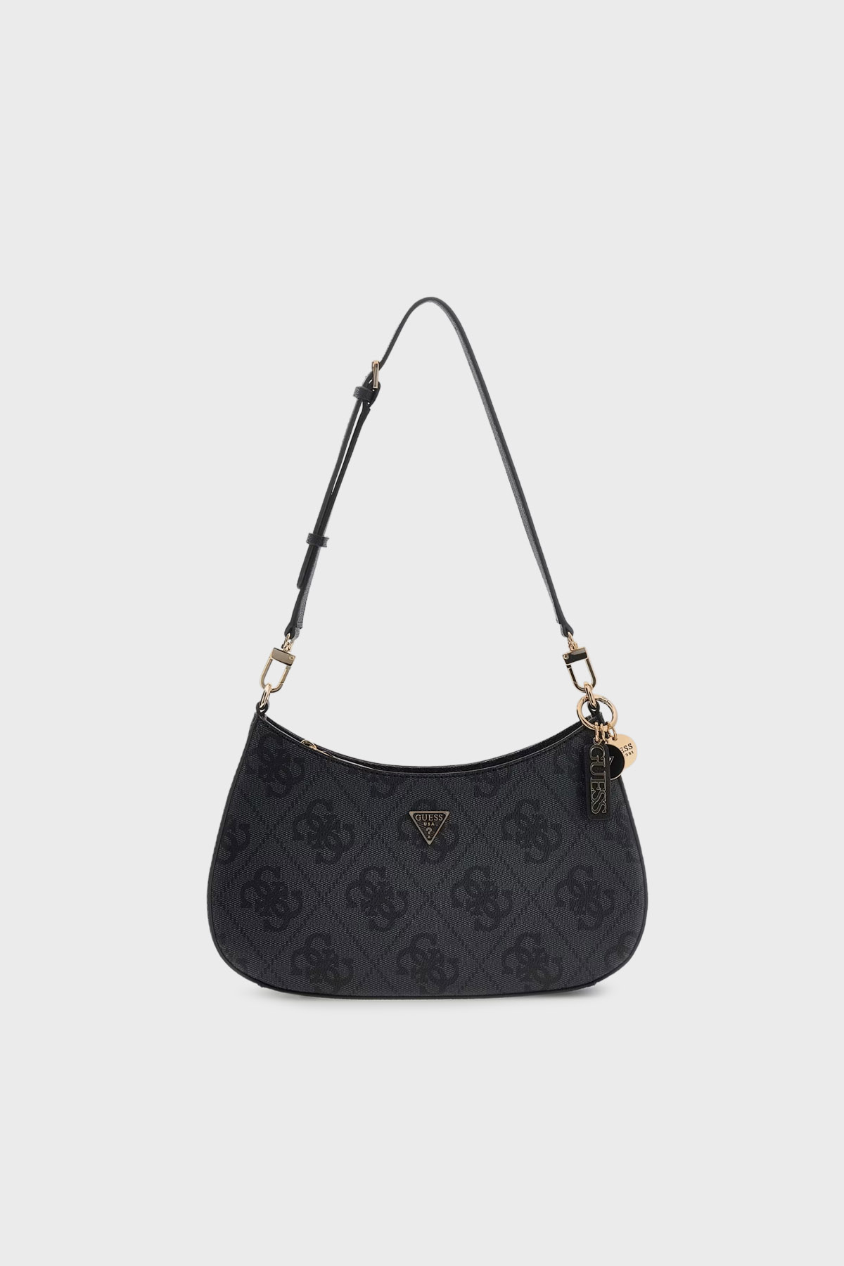 Guess Noelle 4G Logolu Çıkarılabilir Askılı  HWSO9672180 Kadın Çanta HWSO96 72180 CLO ANTRASİT