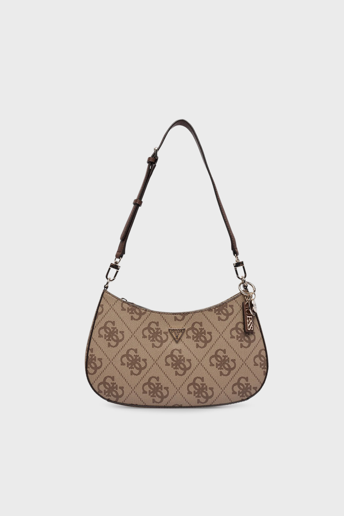 Guess Noelle 4G Logolu Çıkarılabilir Askılı  HWSO9672180 Kadın Çanta HWSO96 72180 LGW KAHVE