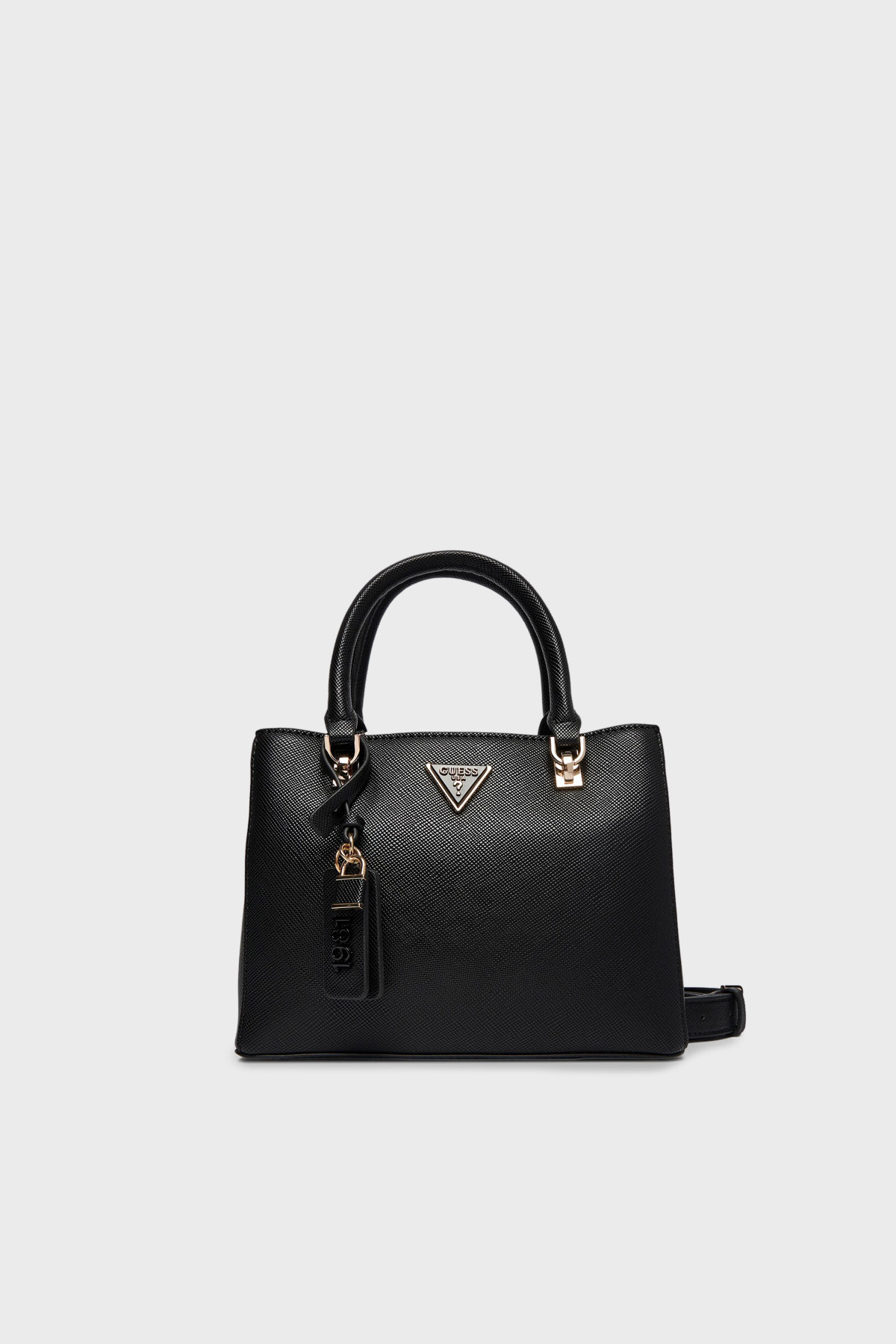 Guess Noelle Logolu Çıkarılabilir Askılı  HWZG9672050 Kadın Çanta HWZG96 72050 BLA SİYAH