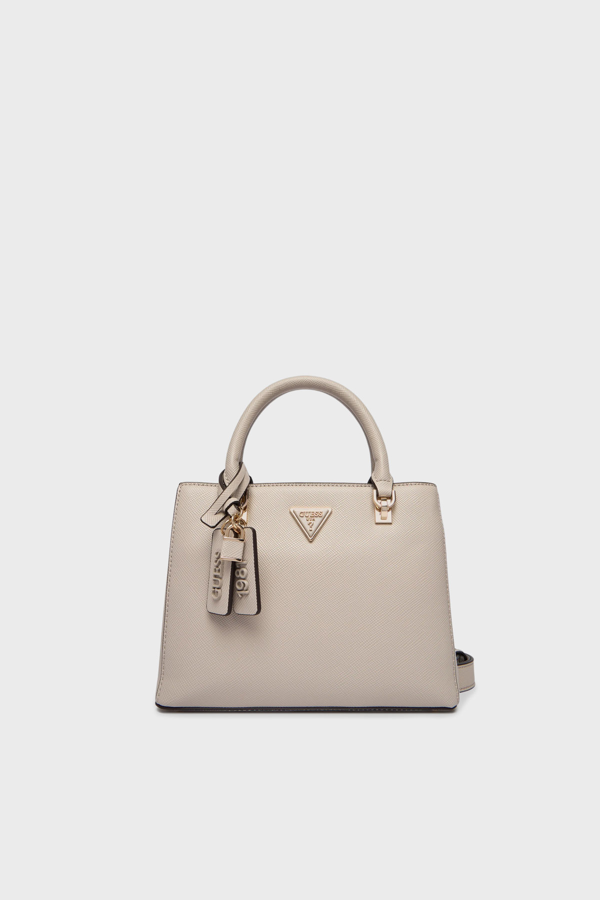 Guess Noelle Logolu Çıkarılabilir Askılı  HWZG9672050 Kadın Çanta HWZG96 72050 TAU BEJ