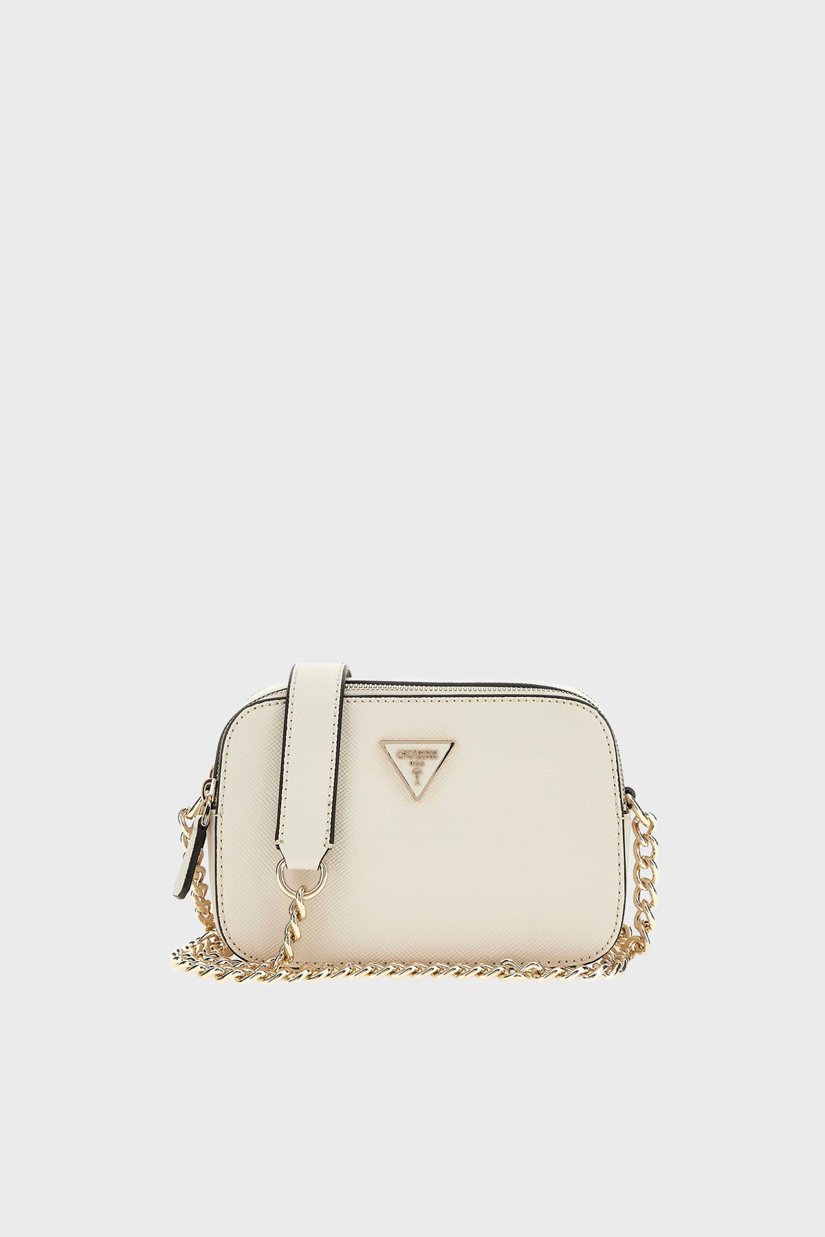 Guess Noelle Logolu Zincir Askılı  HWZG9672140 Bayan Çanta HWZG96 72140 BON BEYAZ