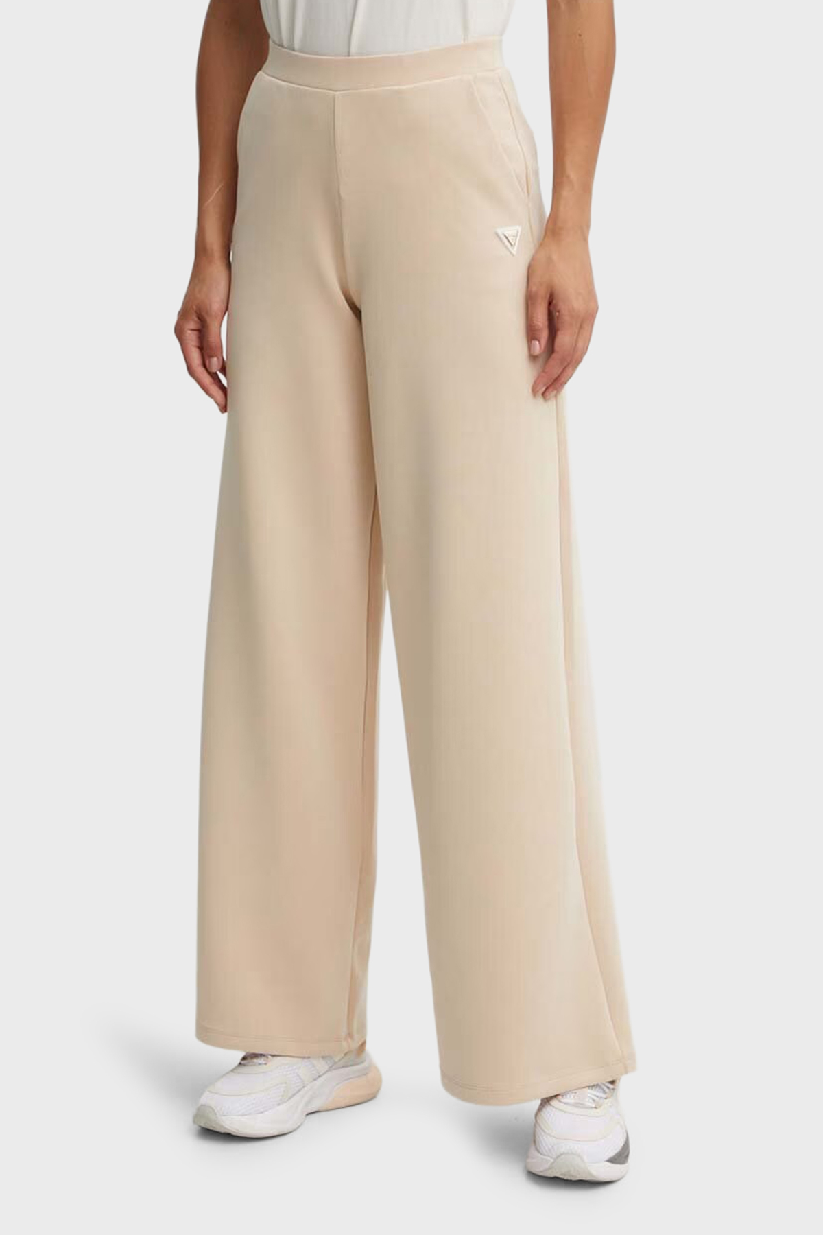 Guess Olympe Regular Fit Normal Bel Bol Paça  V4YB07KCAY2 Kadın Pantolon V4YB07 KCAY2 G1L9 BEJ