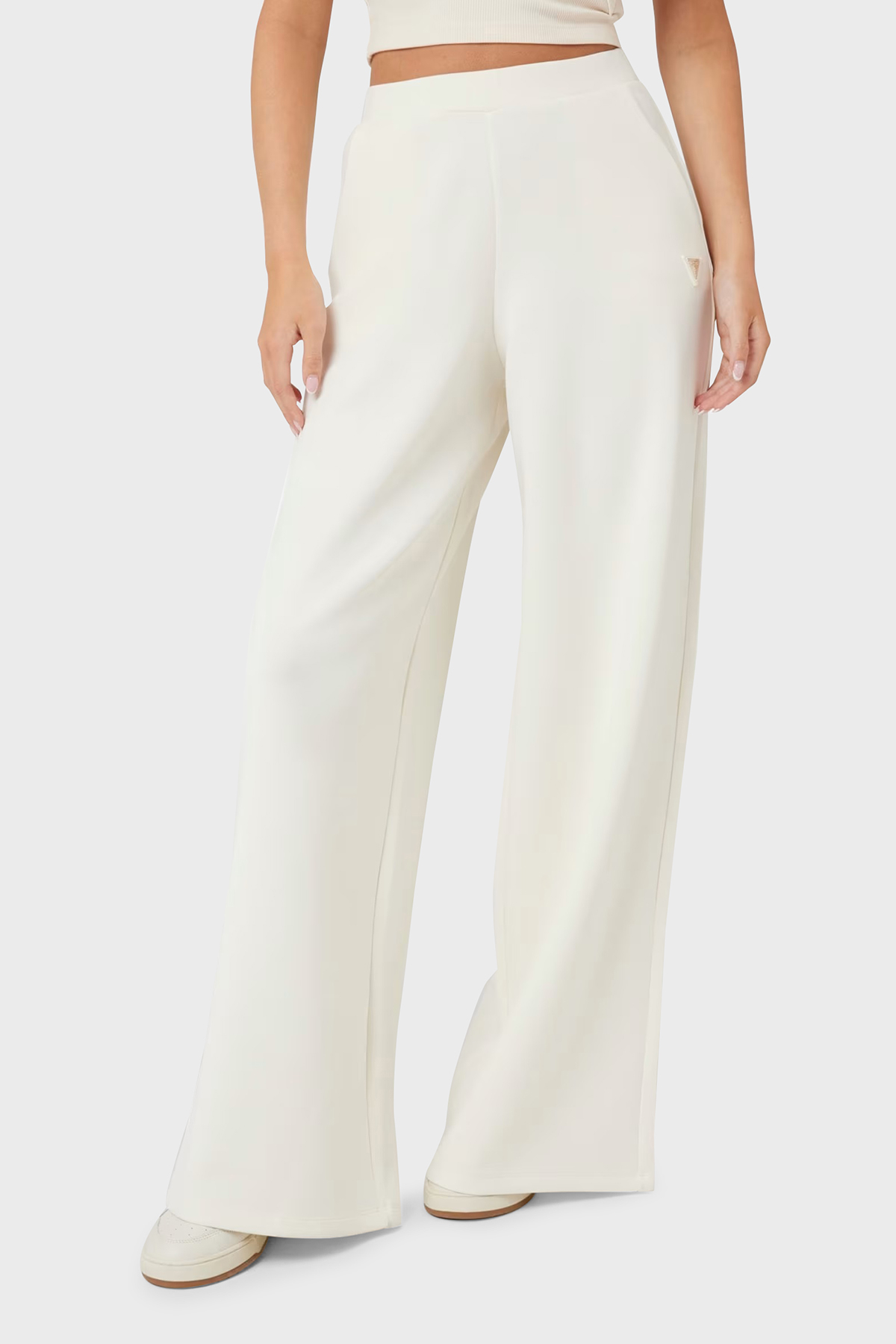 Guess Olympe Regular Fit Normal Bel Bol Paça  V4YB07KCAY2 Kadın Pantolon V4YB07 KCAY2 G6K5 EKRU