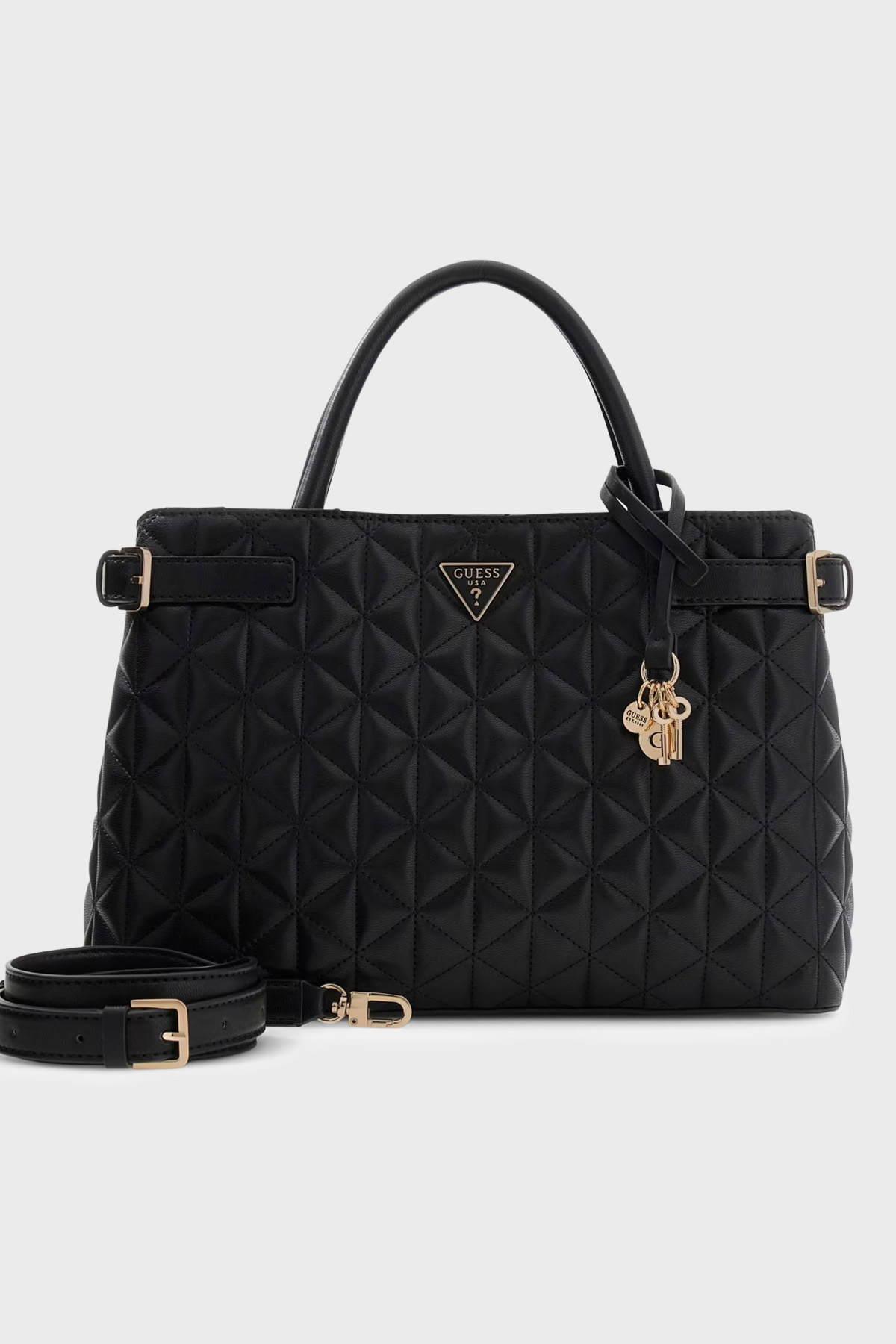 Guess Paisleigh Logolu Sabit Askılı  HWQG9883060 Kadın Çanta HWQG98 83060 BLA SİYAH