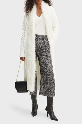 Marciano by Guess Paula Yumuşak Tüylü Regular Fit Şal Yaka Uzun