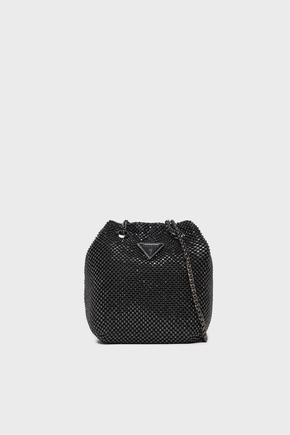 Guess Zalina Zincir Askılı Taşlı Mini  HWRB9350750 Kadın Çanta HWRB93 50750 BLA SİYAH