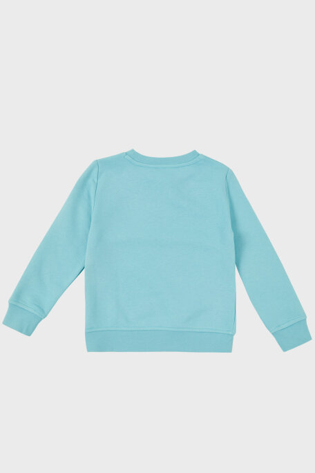 Hugo Boss Pamuklu Bisiklet Yaka Çocuk 25L34 748 Sweat 25L34/748 WATER GREEN TURKUAZ - 2