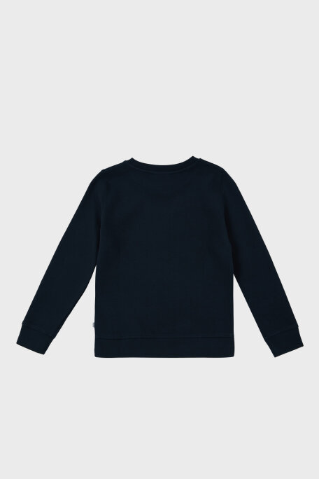 Hugo Boss Pamuklu Bisiklet Yaka Çocuk Sweat 25L39/849 MARINE LACİVERT - 2