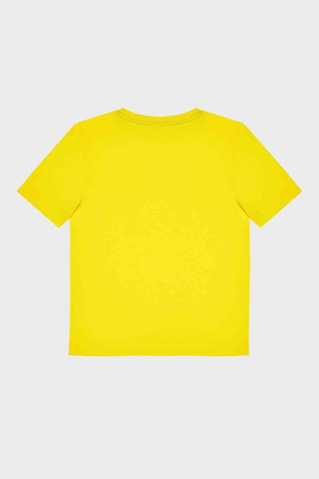 Hugo Boss Pamuklu Bisiklet Yaka Çocuk T Shirt 25G97/553 YELLOW SARI - 2