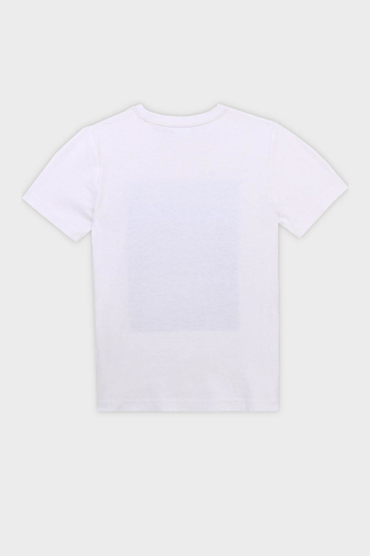 Hugo Boss Pamuklu Bisiklet Yaka Çocuk T Shirt 25L05/N48 WHITE NAVY BEYAZ-LACİVERT - 2