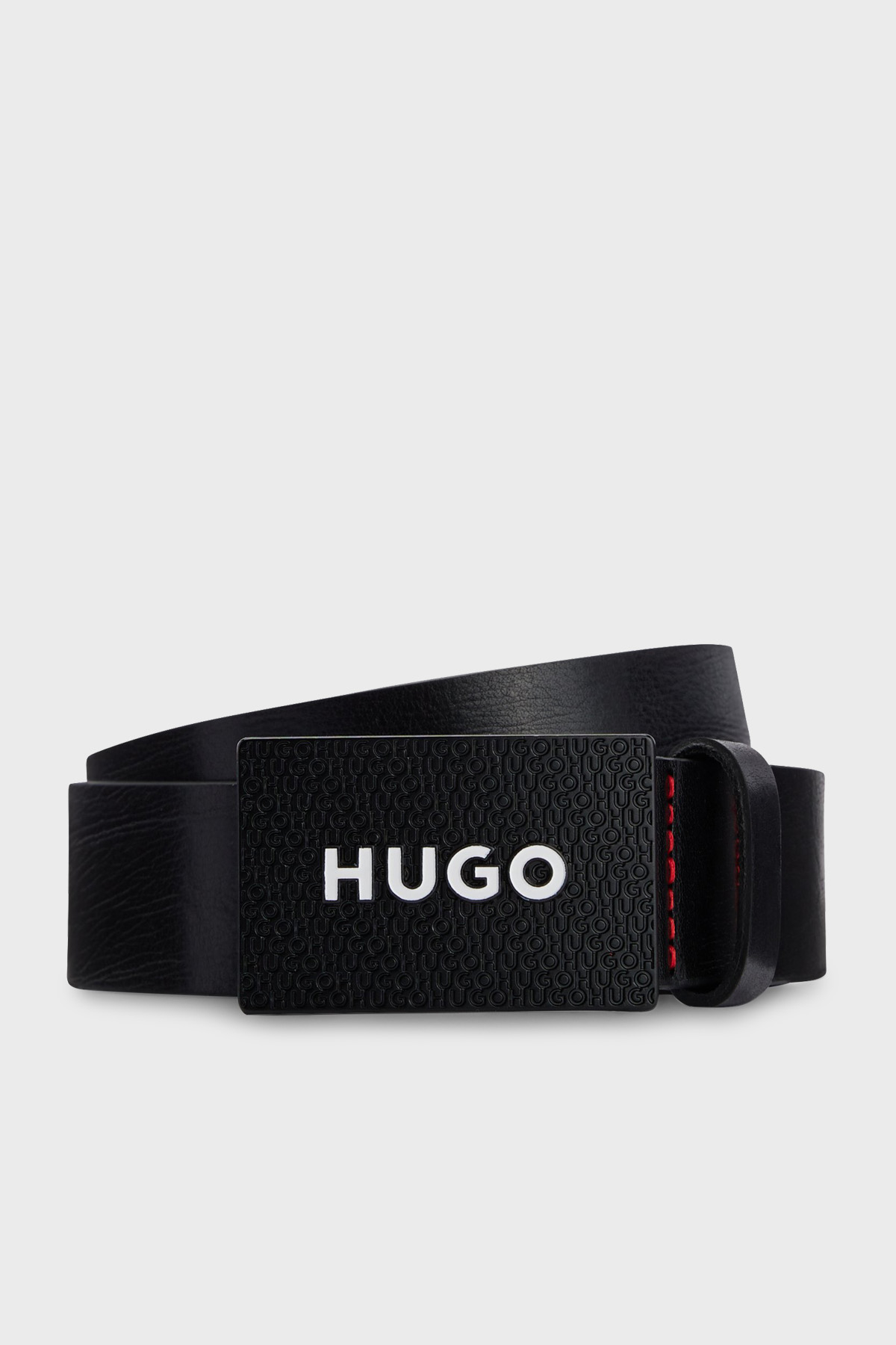 Hugo Hakiki Deri Erkek Kemer 50480856 001 SİYAH