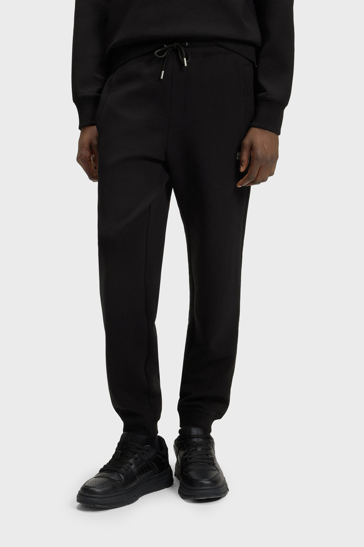 Hugo Logolu Streç Pamuklu Relaxed Fit Normal Bel Jogger Erkek Pantolon 50533695 002 SİYAH
