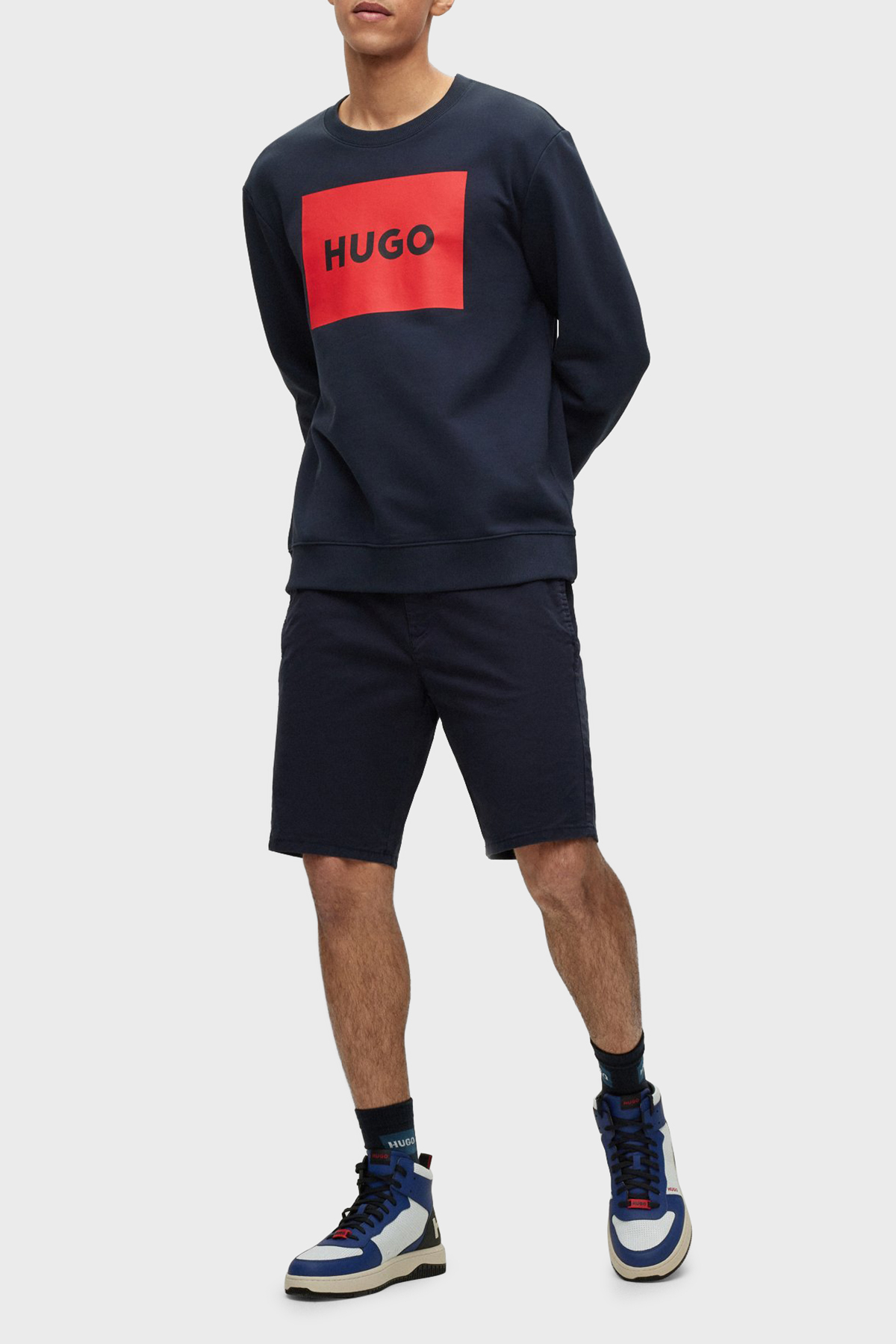 Hugo Pamuklu Normal Bel Slim Fit Chino Erkek Short 50471182 405 LACİVERT