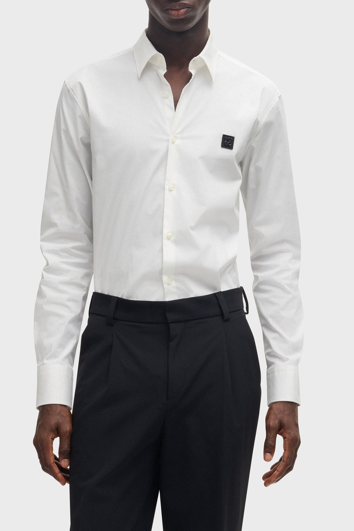 Hugo Pamuklu Slim Fit Erkek Gömlek 50505315 199 BEYAZ