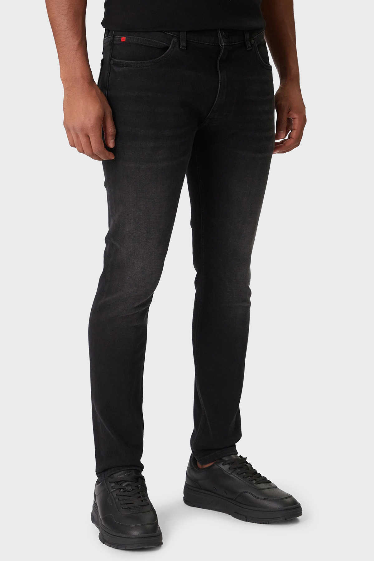 Hugo Pamuklu Slim Fit Normal Bel Dar Paça Jeans Erkek Kot Pantolon 50547254 005 SİYAH