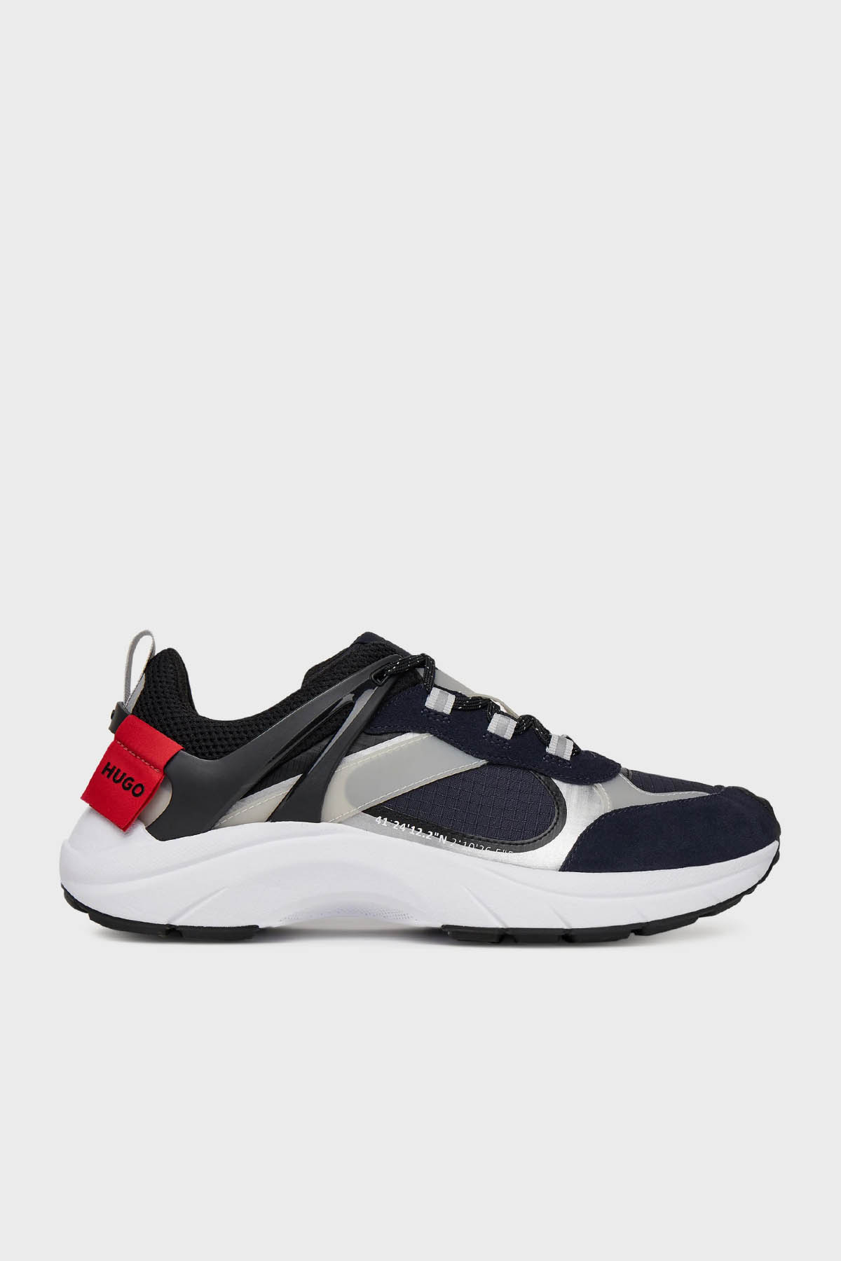 Hugo Süet ve Fileli Sneaker Erkek Ayakkabı 50541703 408 LACİVERT