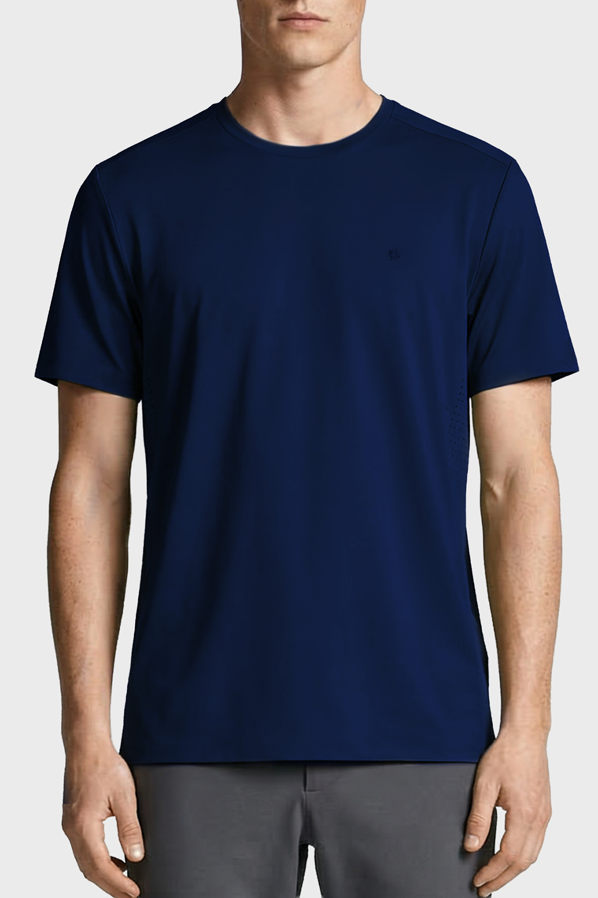 Isaora Regular Fit Bisiklet Yaka Erkek T Shirt ISR9021 DRNVY KOYU LACIVERT