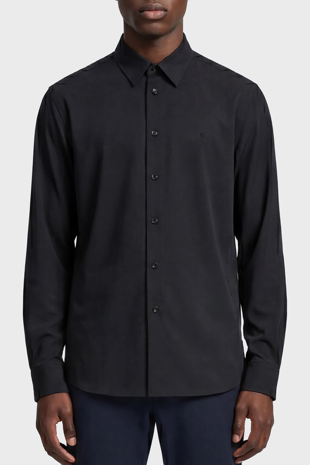 Isaora Regular Fit Klasik Yaka Uzun Kollu Erkek Gömlek ISR41340 SİYAH