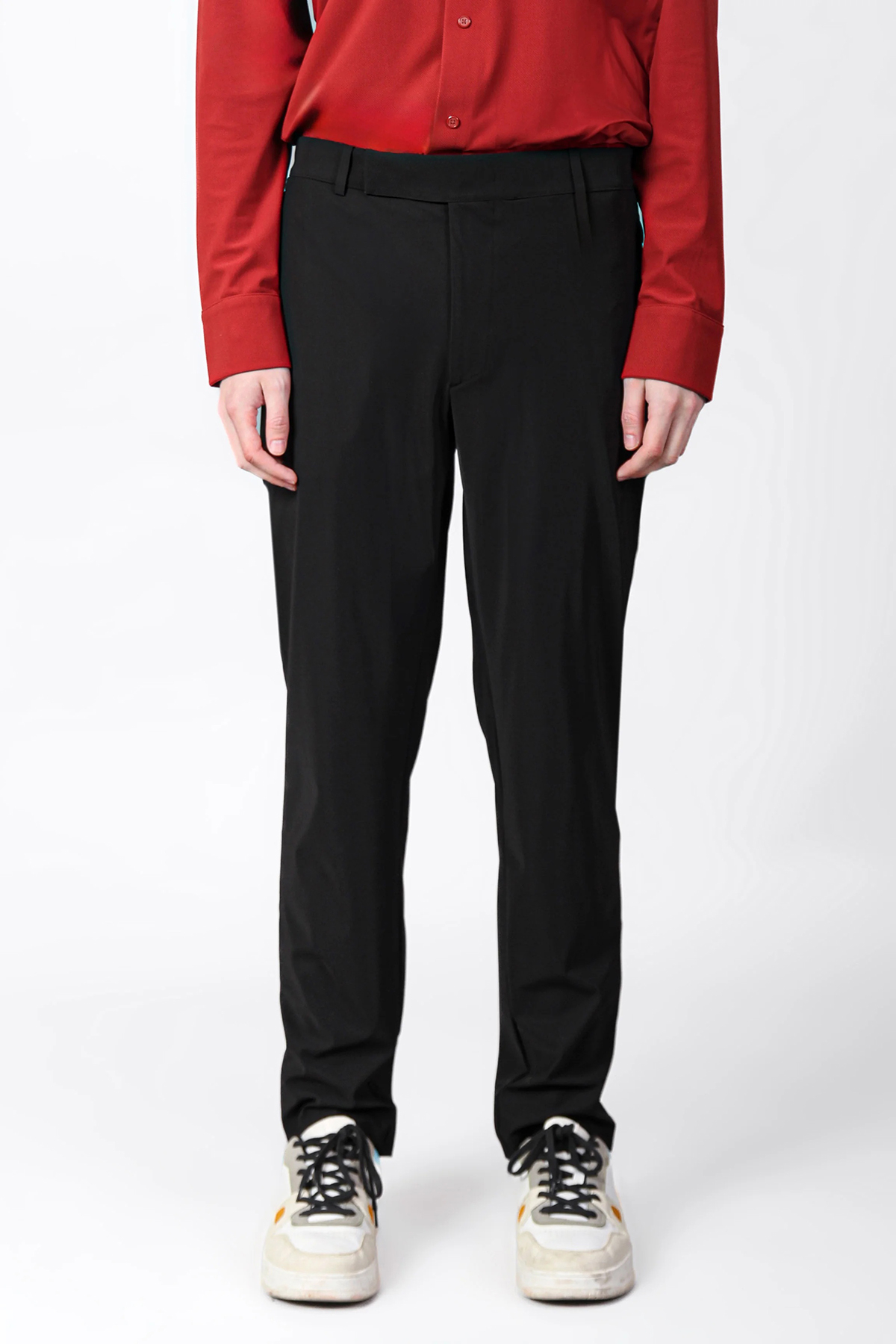 Isaora Streç Regular Fit Normal Bel Düz Paça Erkek Pantolon ISR51090 SİYAH