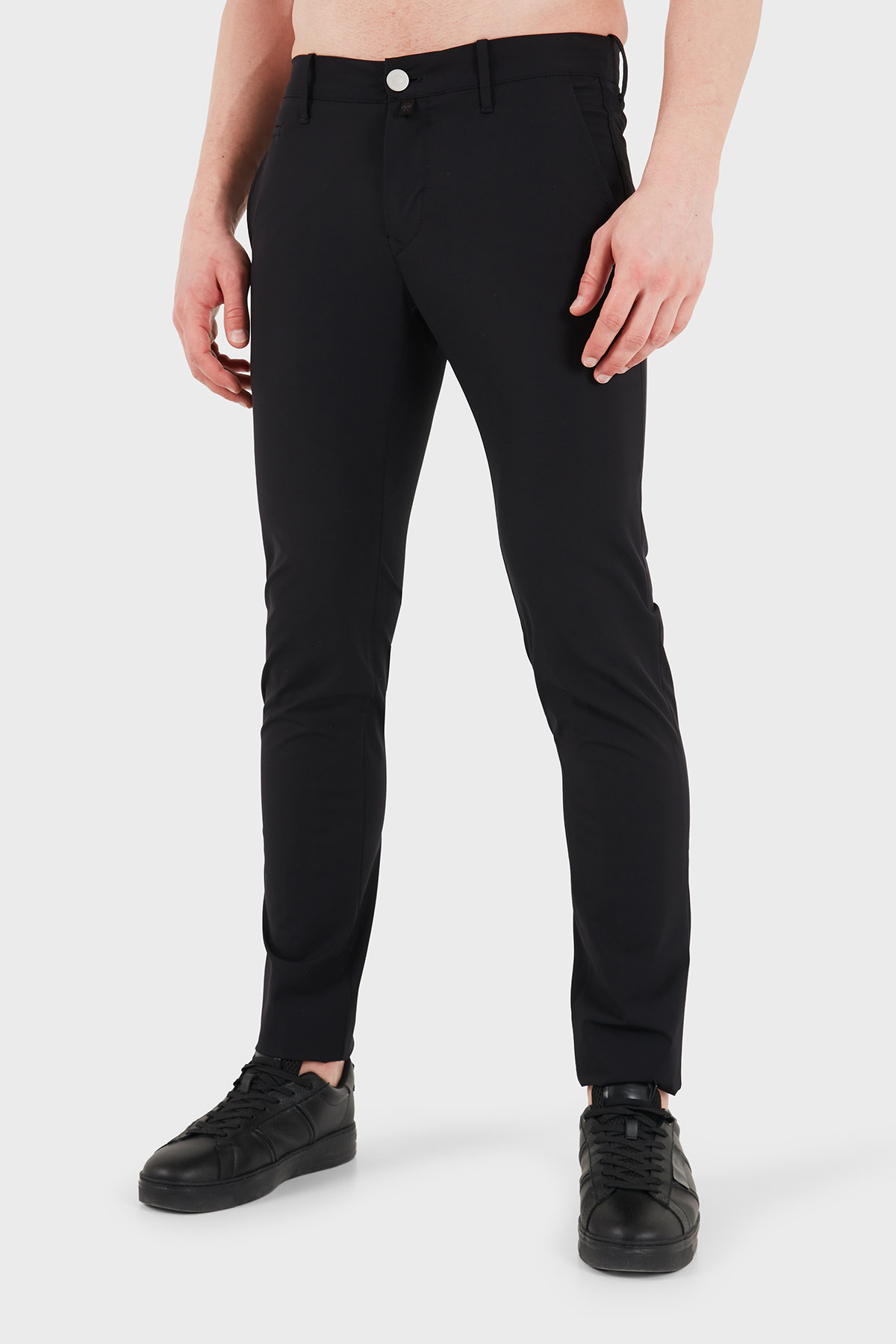 Jacob Cohen Slim Fit Normal Bel Dar Paça Erkek Pantolon JUMP T001 008 S4024 RW C74 SİYAH