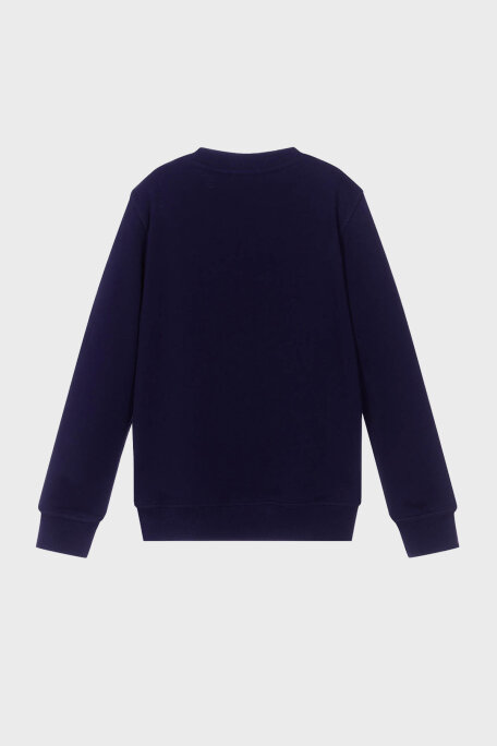 Kenzo Pamuklu Bisiklet Yaka Çocuk Sweat K25704/868 ELECTRIC BLUE LACİVERT - 3