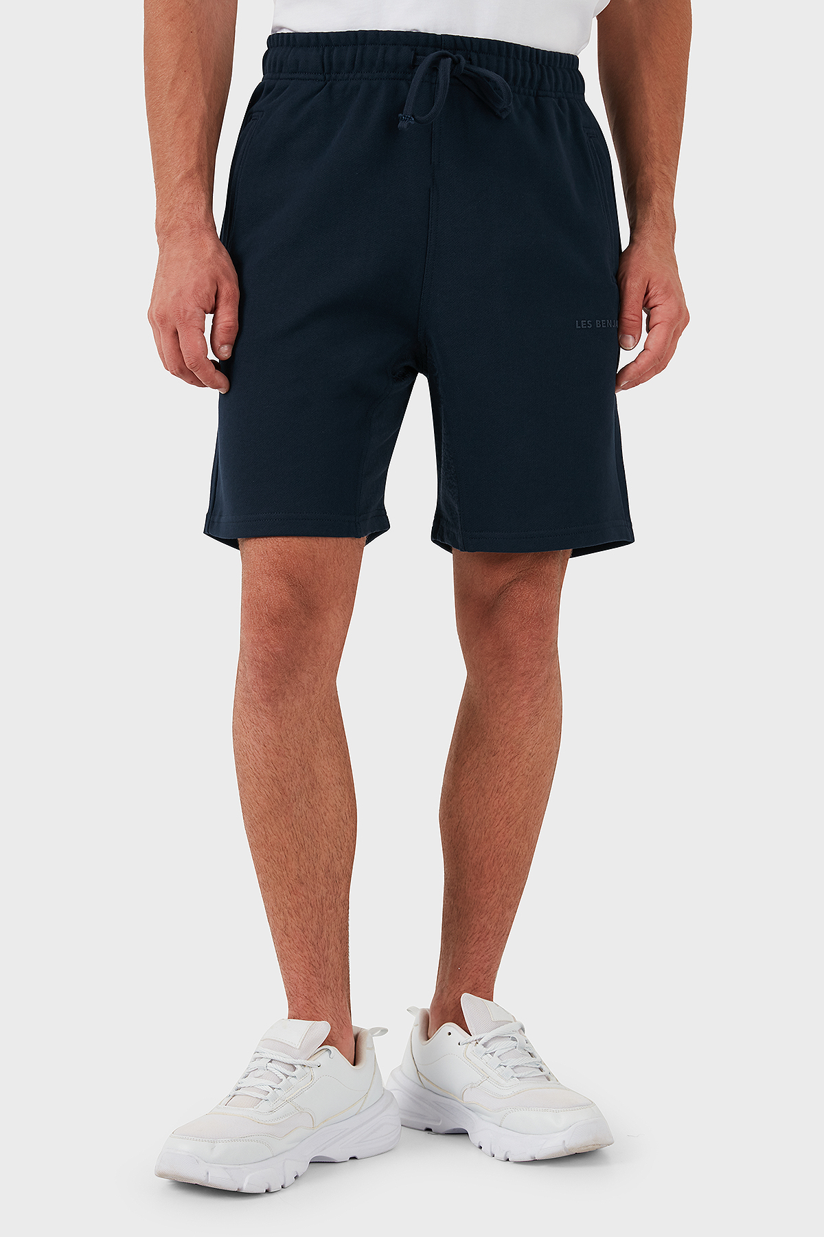 Les Benjamins Pamuklu Logolu Regular Fit Erkek Short LB24SSCLAMUSO-408 LACİVERT