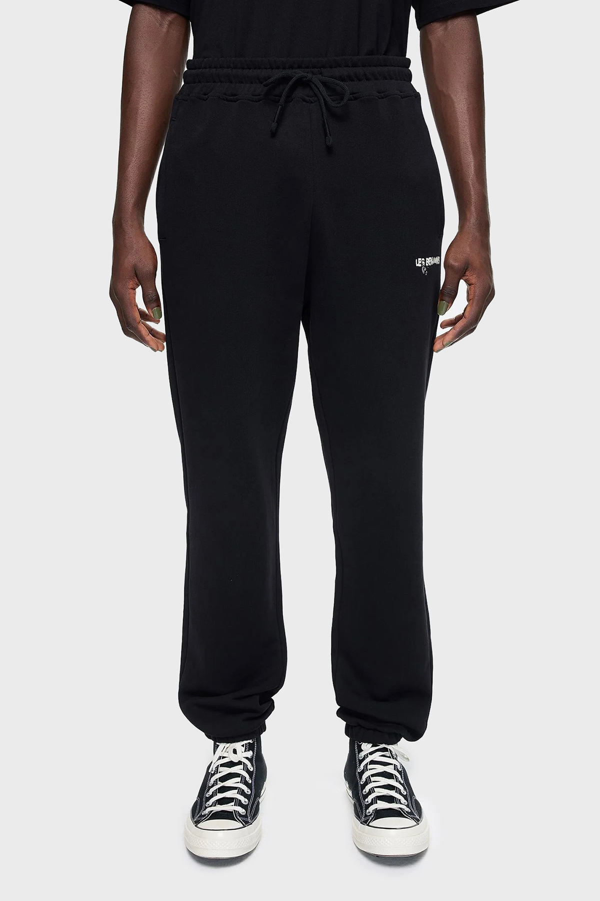 Les Benjamins Pamuklu Regular Fit Jogger Spor Erkek Pantolon LB24FWEAPMUSP-001 SİYAH