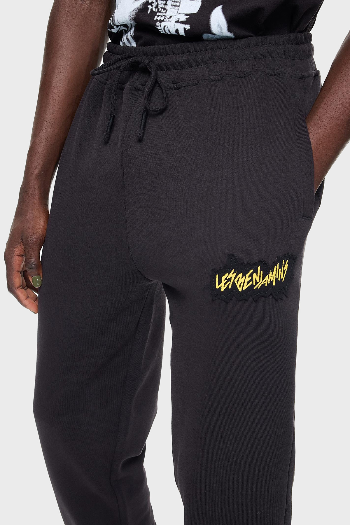 Les Benjamins Pamuklu Regular Fit Jogger Spor Erkek Pantolon LB24FWEAPMUSP-008 SİYAH