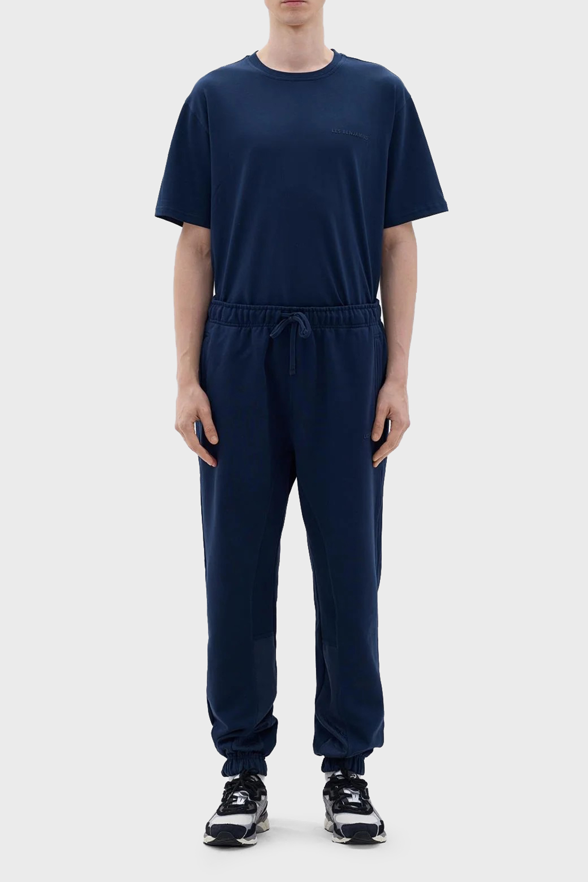 Les Benjamins Pamuklu Relaxed Fit Jogger Spor Erkek Pantolon LB23FWCLAMUSP-403 LACİVERT