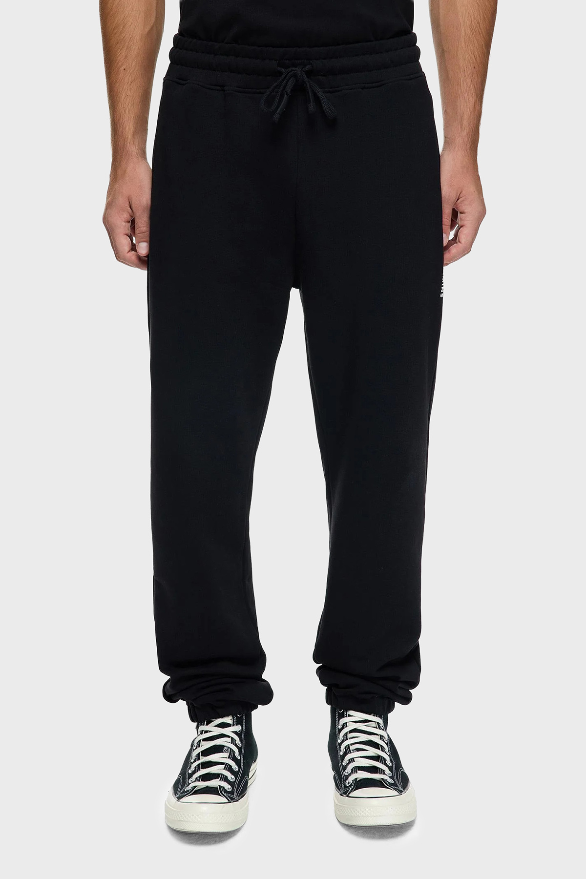 Les Benjamins Regular Fit Normal Bel Ribanalı Paça Jogger Erkek Pantolon LBNOOSCORMUSP-307 SİYAH