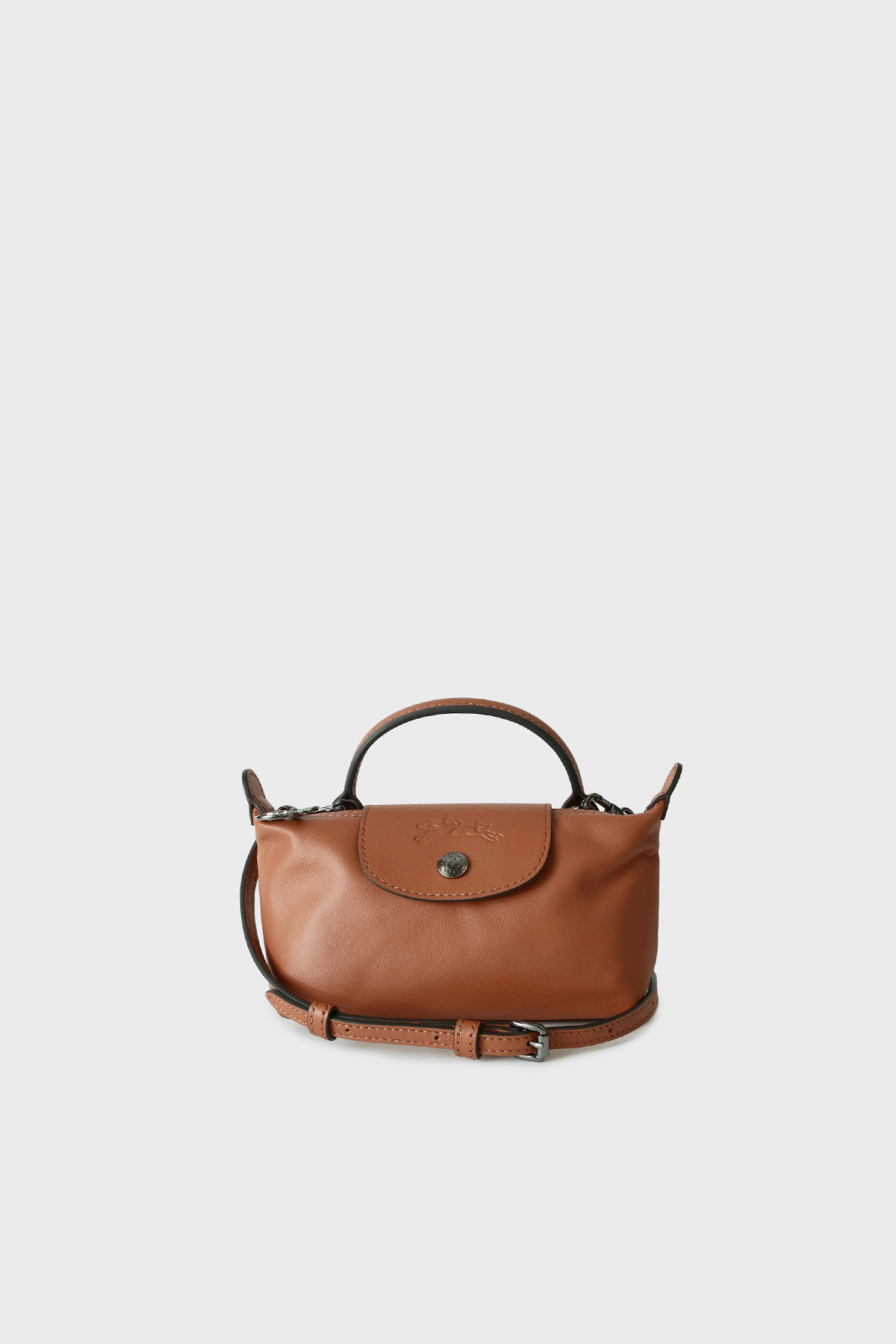 Longchamp Logolu Çıkarılabilir Askılı Mini Kadın Çanta 34205987 504 TABA