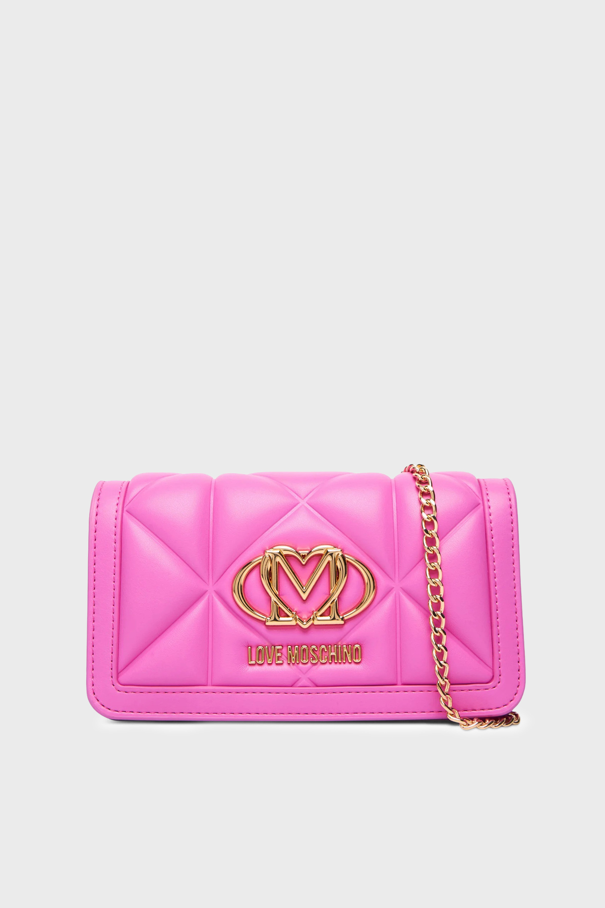 Love Moschino Çıkarılabilir Zincir Askılı Portföy Kadın Cüzdan JC5640PP1OLC0604 PEMBE