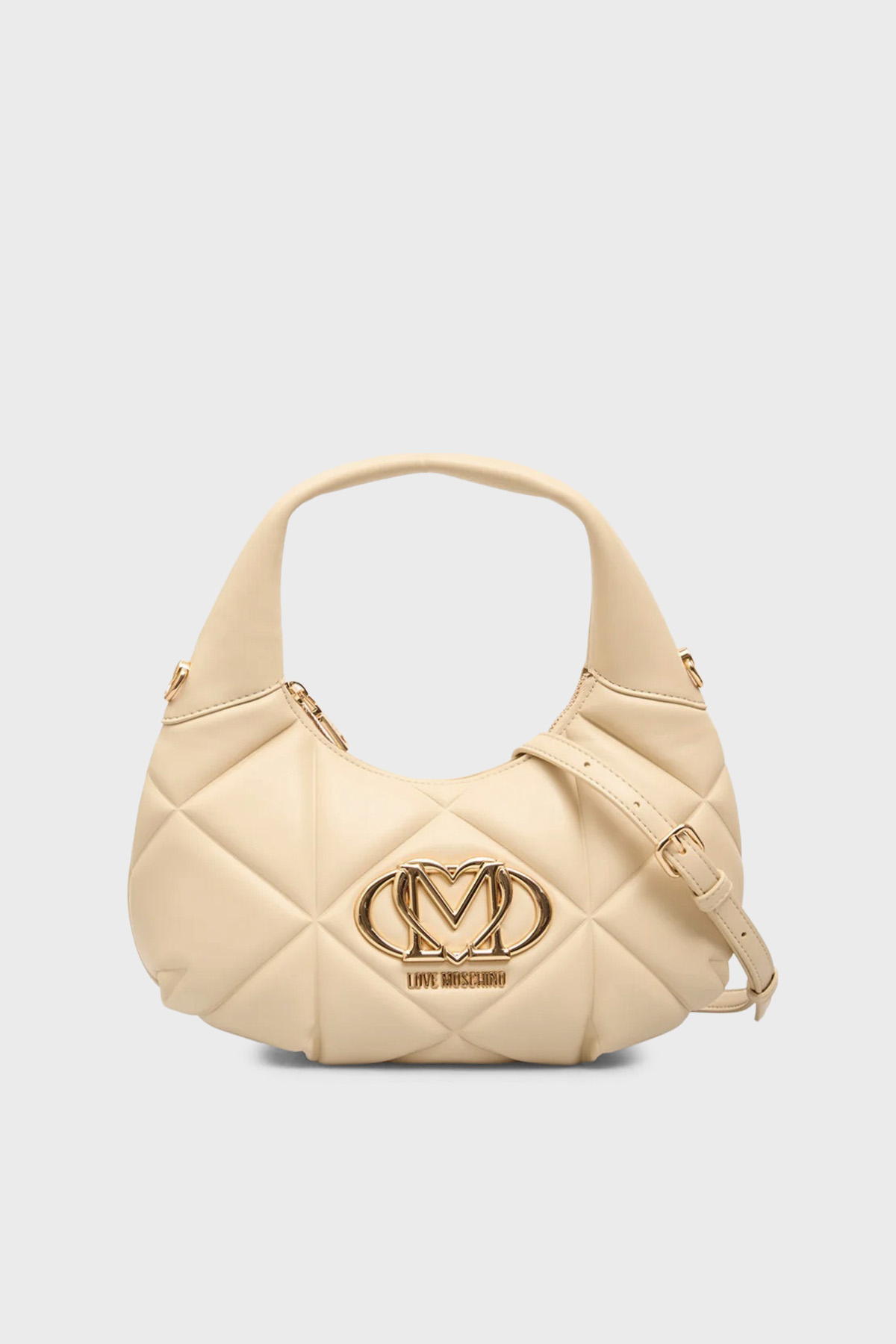 Love Moschino Kapitoneli Çıkarılabilir Askılı Kadın Çanta JC4039PP1OLC0129 BEJ