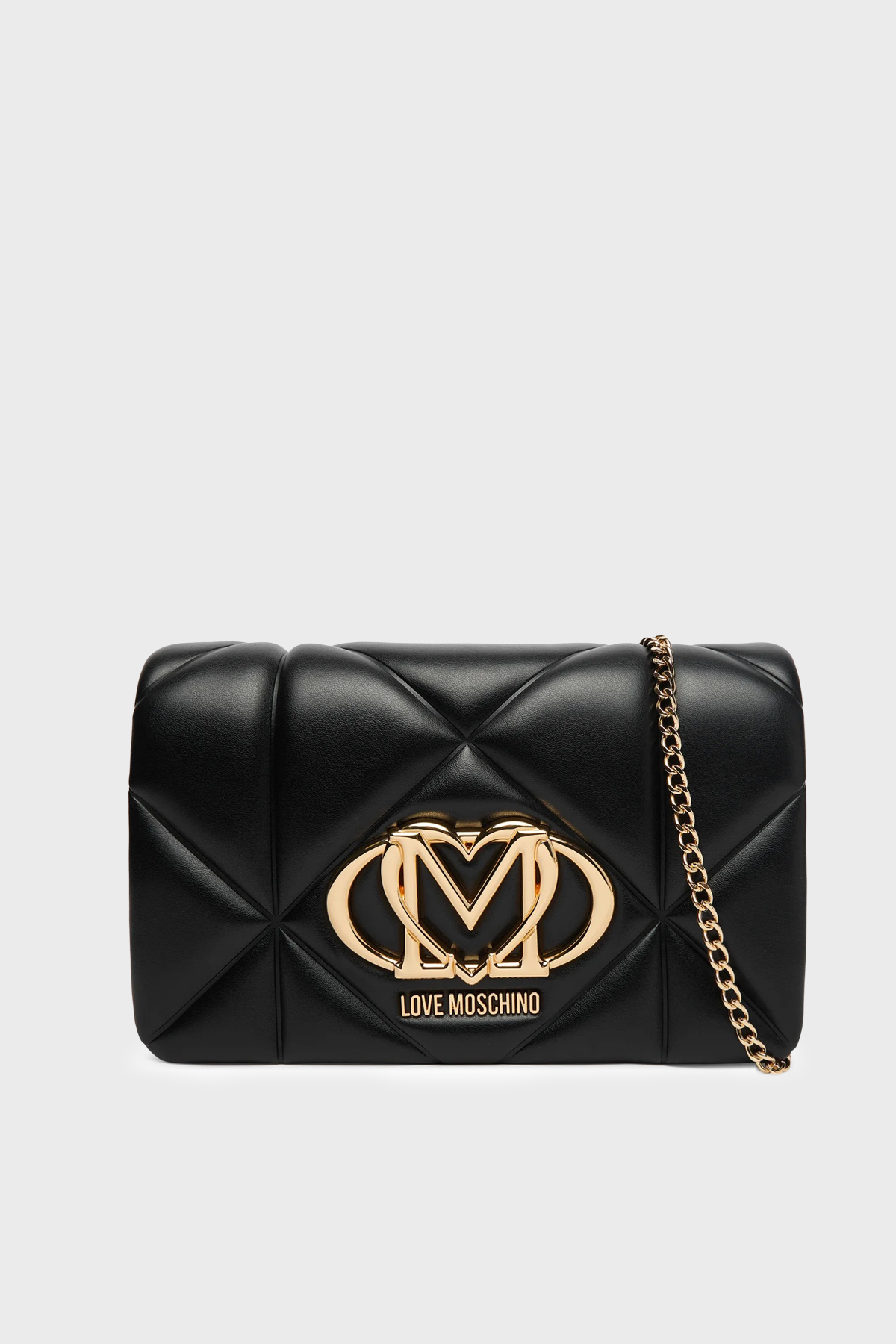 Love Moschino Kapitoneli Zincir Askılı Kadın Çanta JC4043PP1OLC0000 SİYAH