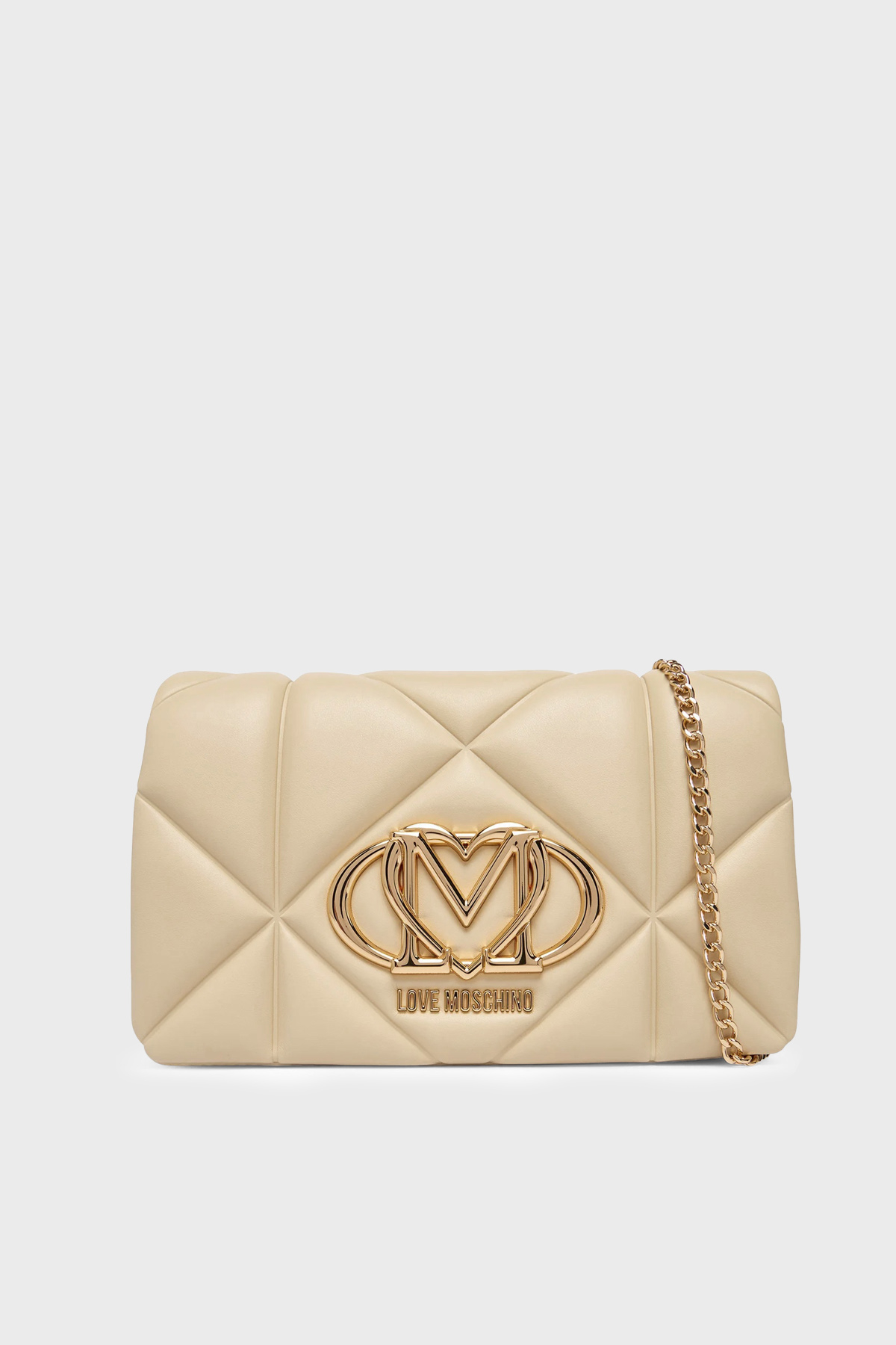 Love Moschino Kapitoneli Zincir Askılı Kadın Çanta JC4043PP1OLC0129 BEJ