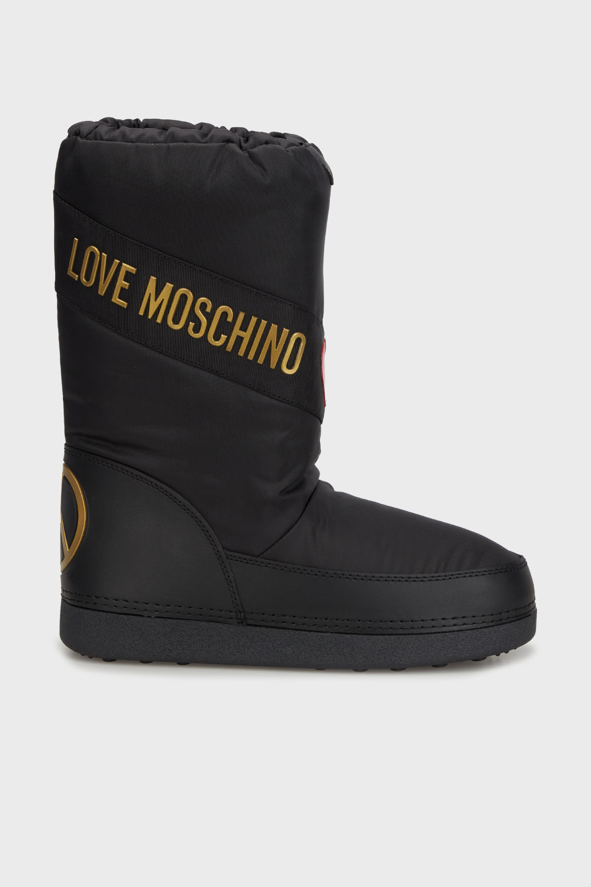 Love Moschino Logo Baskılı Kadın Kar Botu JA24032G0LISY000 SİYAH