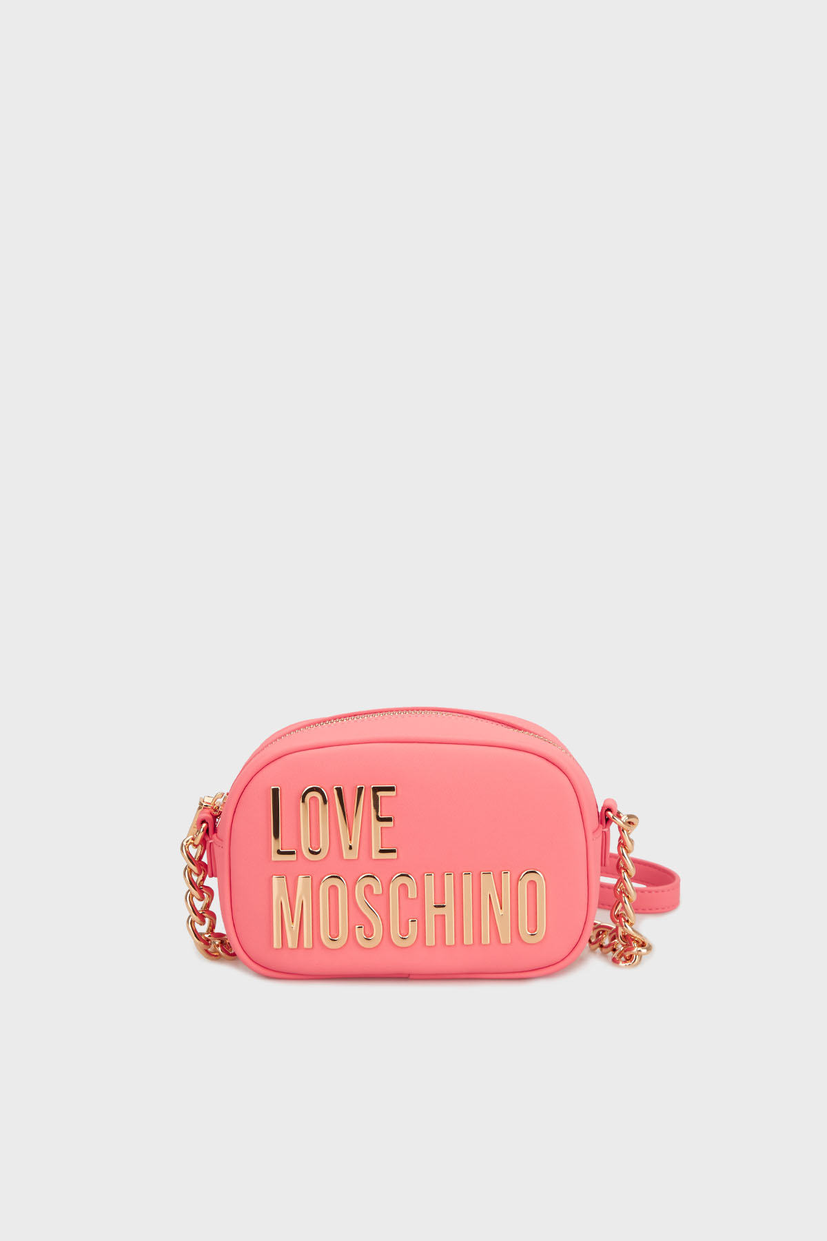 Love Moschino Logolu Ayarlanabilir Zincir Askılı Kadın Çanta JC4026PP1MKD0464 PEMBE