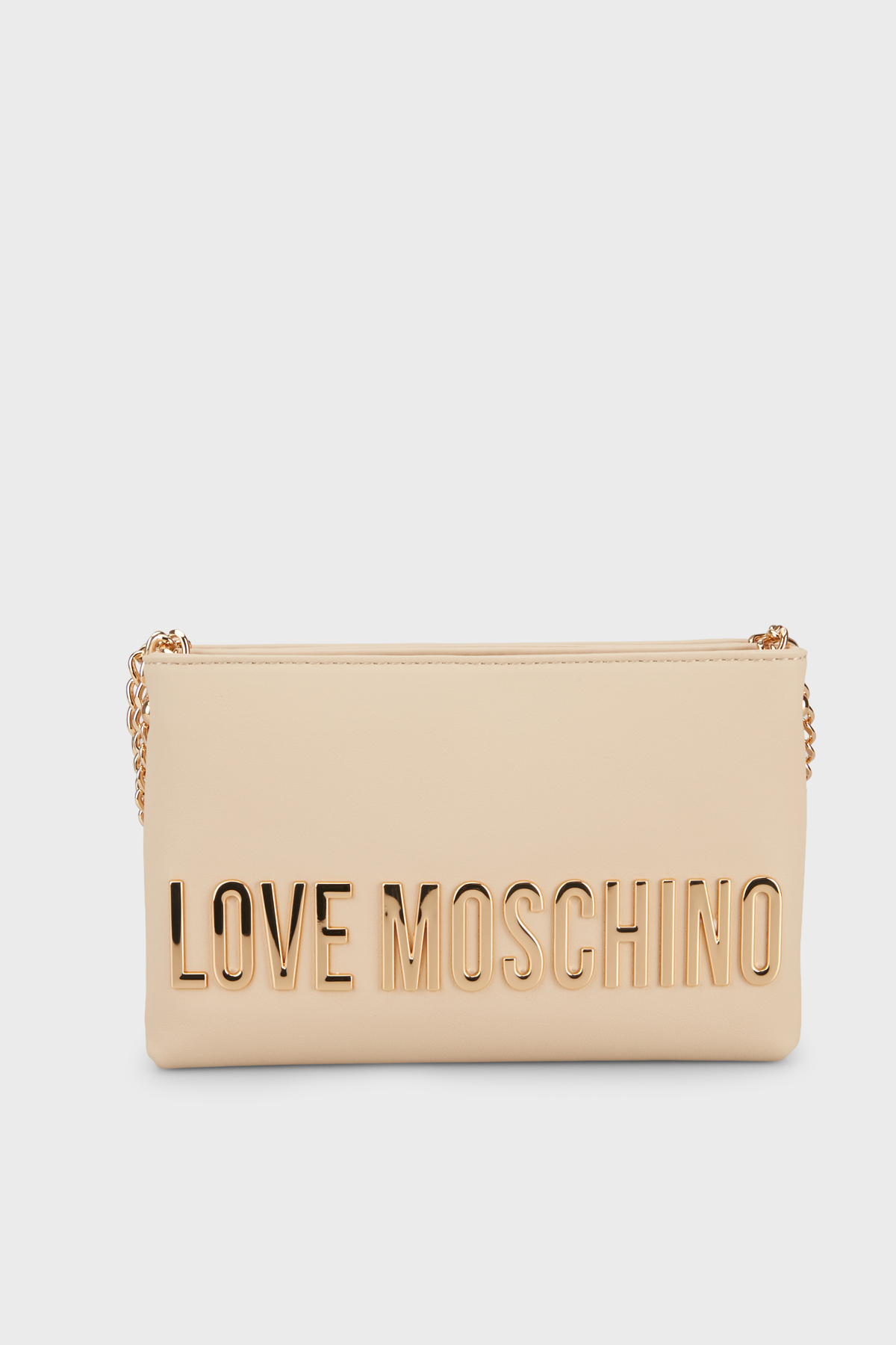 Love Moschino Logolu Ayarlanabilir Zincir Askılı Kadın Çanta JC4110PP1OKD0129 BEJ