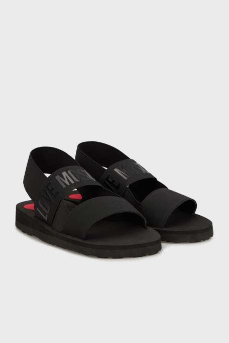 Love Moschino Logolu Çift Bantlı Bayan Sandalet JA16033G0MJN7000